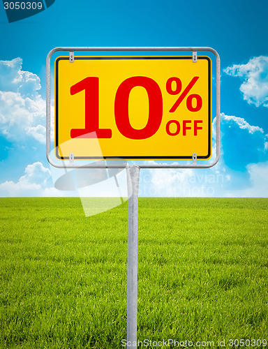 Image of 10 percent sale