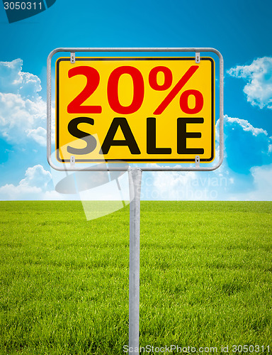 Image of 20 percent sale