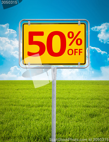 Image of 50 percent sale