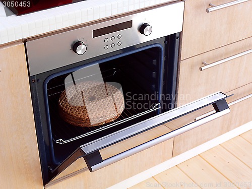 Image of built-in electric oven