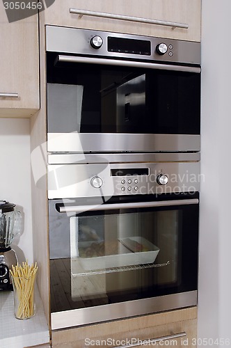 Image of modern kitchen with oven