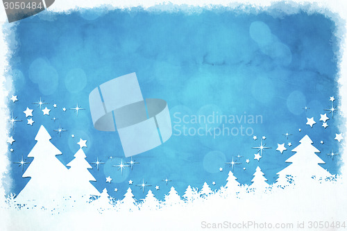 Image of blue christmas