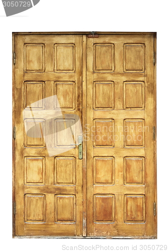 Image of old wooden door for your design