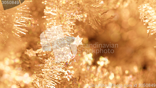 Image of Tinsel - Christmas decoration.