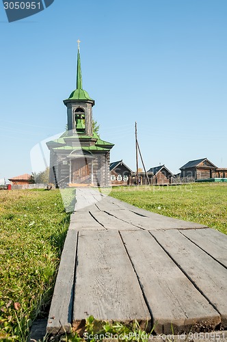 Image of Efsima's and Savvatiya Solovetskikh chapel. Russia