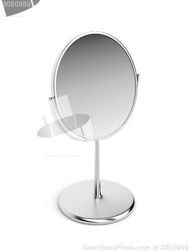 Image of Silver magnifying mirror