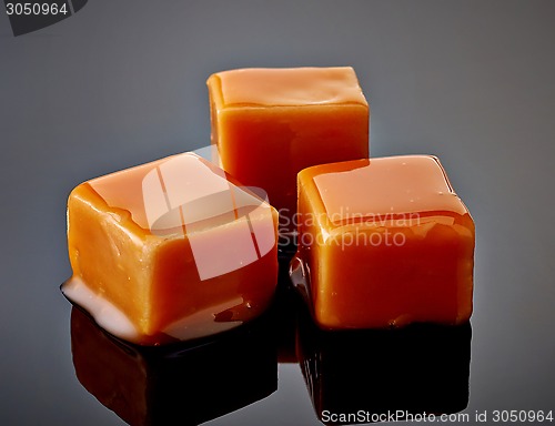 Image of caramel candies