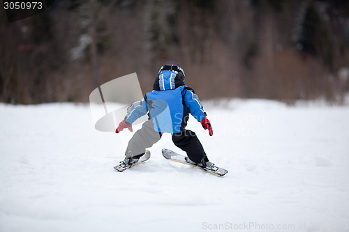 Image of Little ski girl