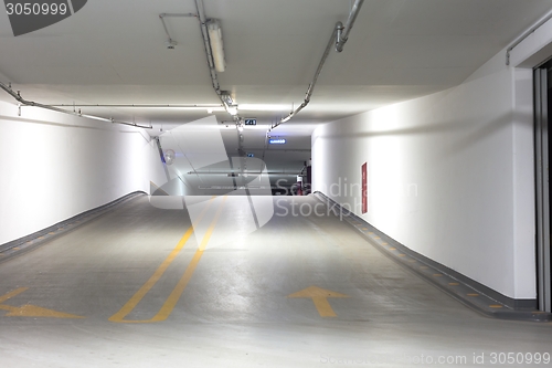 Image of Empty underground parking lot 