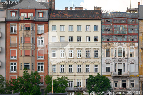 Image of Closeup photo of a building