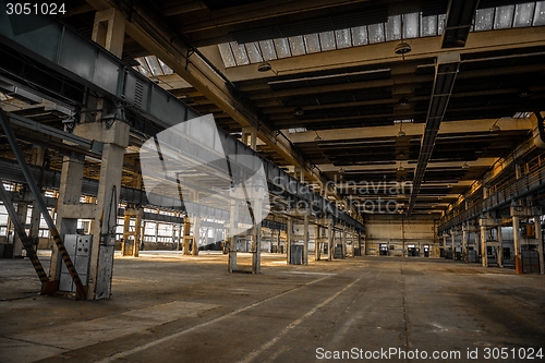 Image of Large industrial hall of a repair station