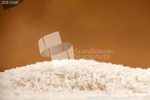 Image of White rice background