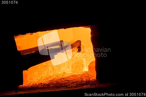 Image of Hot iron in smeltery