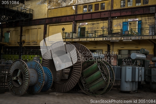 Image of Electricity distribution hall in metal industry