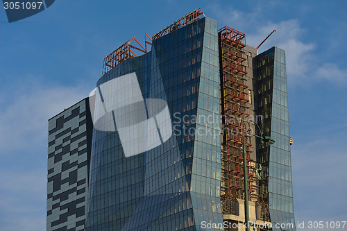 Image of modern business office exterior building