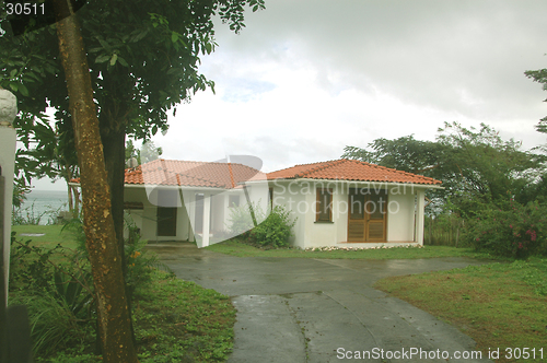 Image of beach front villa