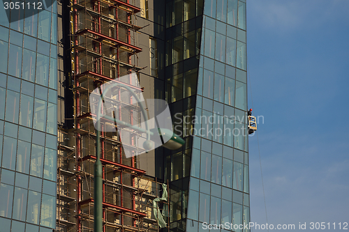 Image of modern business office exterior building