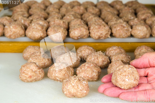 Image of Raw meatballs