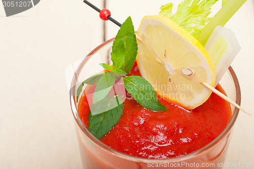 Image of fresh tomato juice