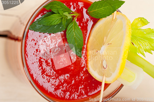 Image of fresh tomato juice