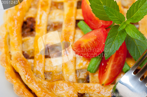 Image of home made beef pie