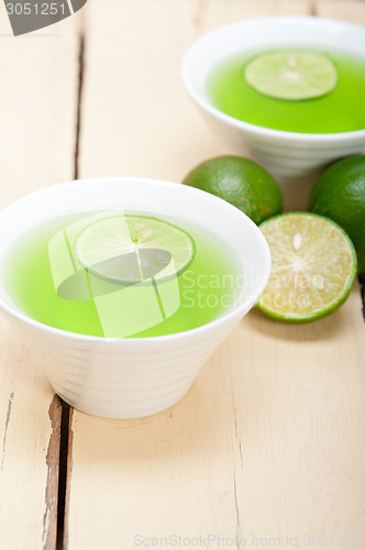 Image of green lime lemonade 