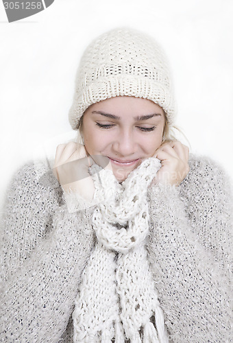 Image of girl warm clothing