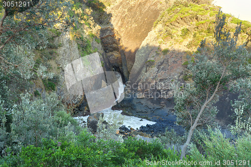 Image of Sugarloaf Point sea chasm cave