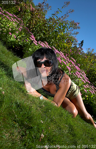 Image of woman outdoor