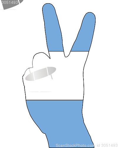 Image of Argentinian finger signal