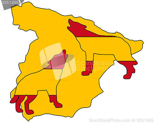 Image of Spanish wolves