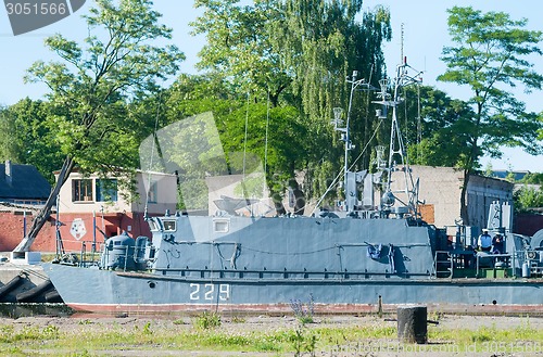 Image of Mine trawler on parking