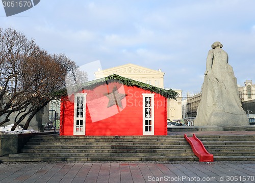 Image of House with a red star