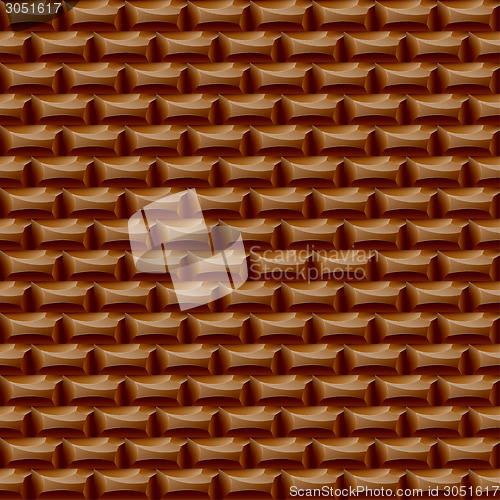 Image of Seamless surface chocolate. Delicious brown background