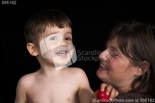 Image of mother ans son