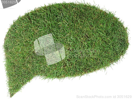 Image of Grass Speech Balloon