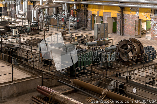 Image of Electricity distribution hall in metal industry