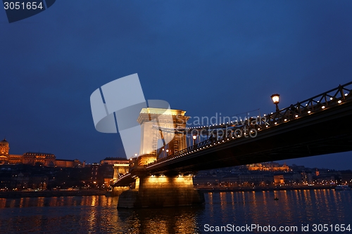 Image of Chain Bridge in Budapest