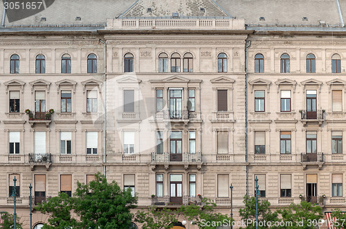Image of Closeup photo of a building