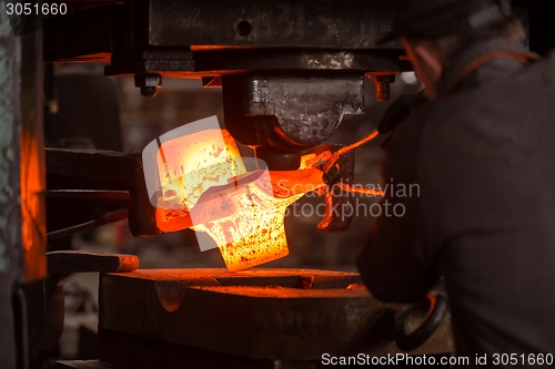 Image of Hot iron in smeltery