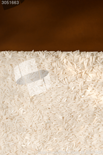 Image of White rice background