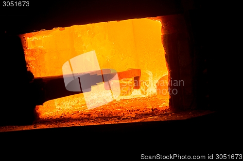 Image of Hot iron in smeltery