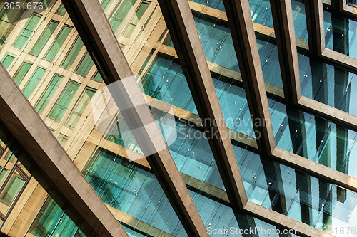 Image of Abstract picture of a modern building