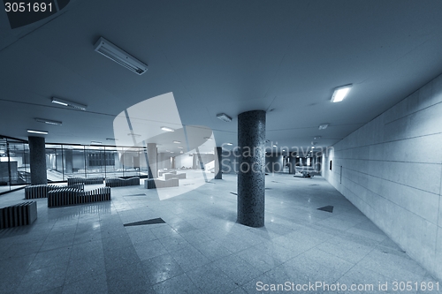 Image of Large underground interior in a city