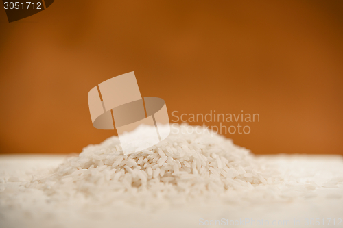 Image of White rice background