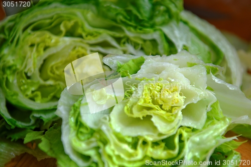 Image of Fresh Green Iceberg lettuce