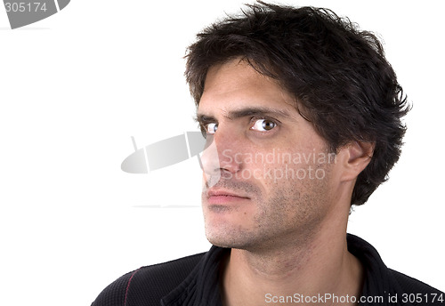 Image of man with expression