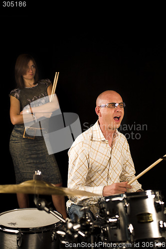 Image of drummer playing