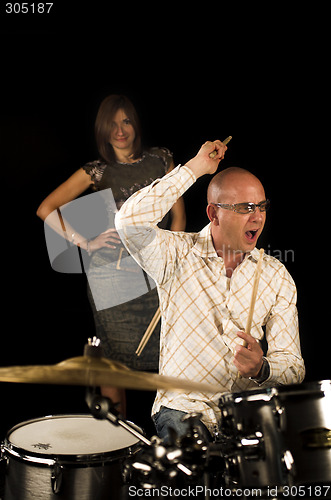 Image of drummer playing