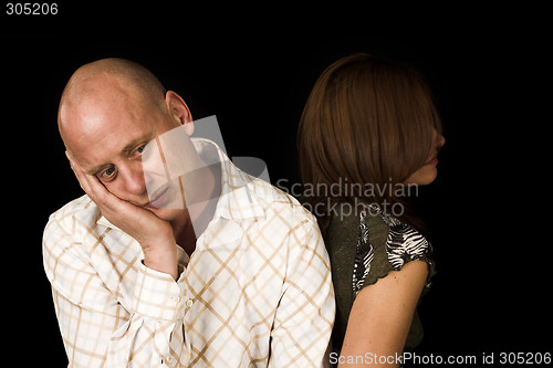 Image of couple arguing